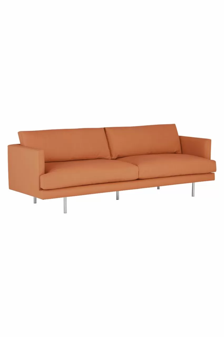 Soffor*Jotex ANTWERPEN Soffa 4-sits Cognac