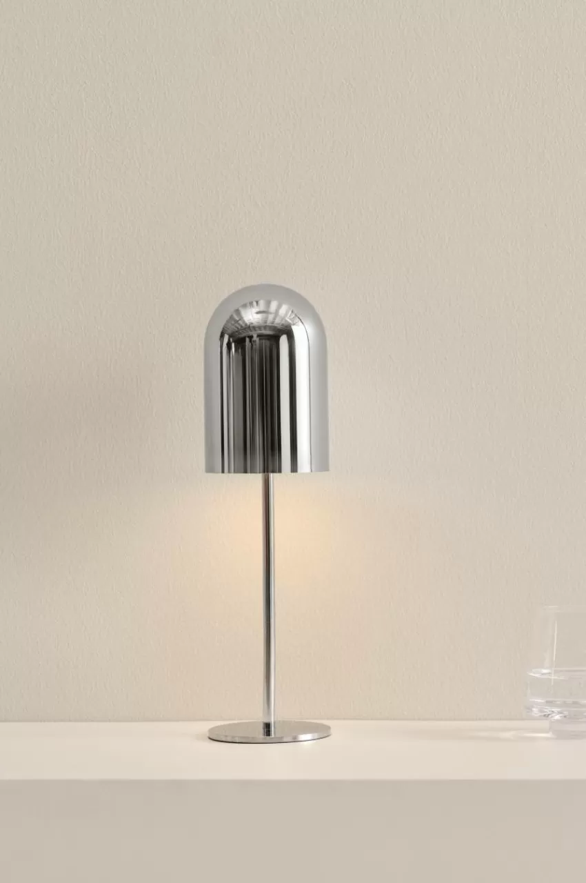 Bordslampor*Jotex ARA Bordslampa LED Portabel Krom