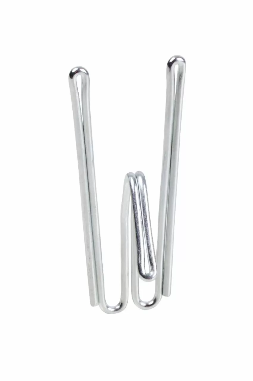 Gardintillbehör*Jotex ARCHER 10-pack 2-fingerkrok - Låg Nickel