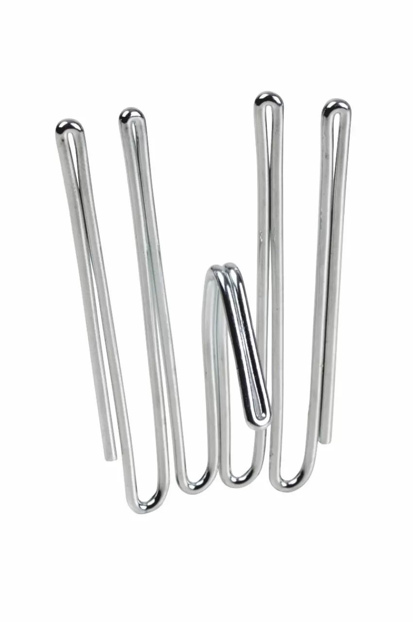 Gardintillbehör*Jotex ARCHER 10-pack 4-fingerkrok - Låg Nickel