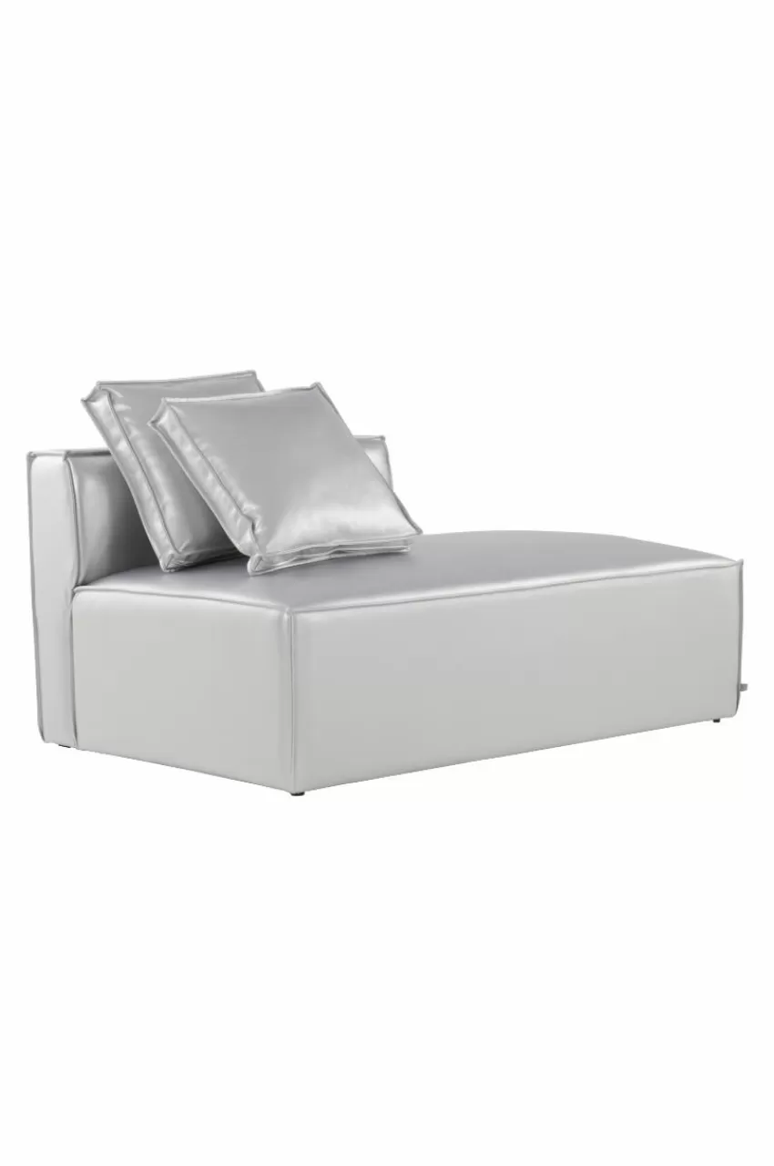 Soffor*Jotex BALTIMORE Soffmodul - Stor Med Rygg Vänster + 2 Kuddar Silver
