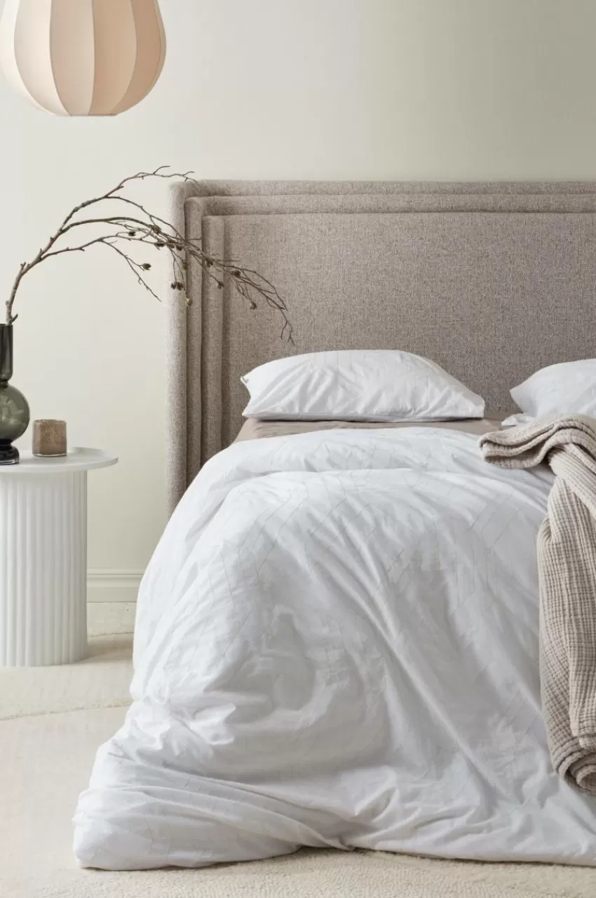 Påslakanset*Jotex BRYONA Påslakanset Dubbelsäng Vit/beige