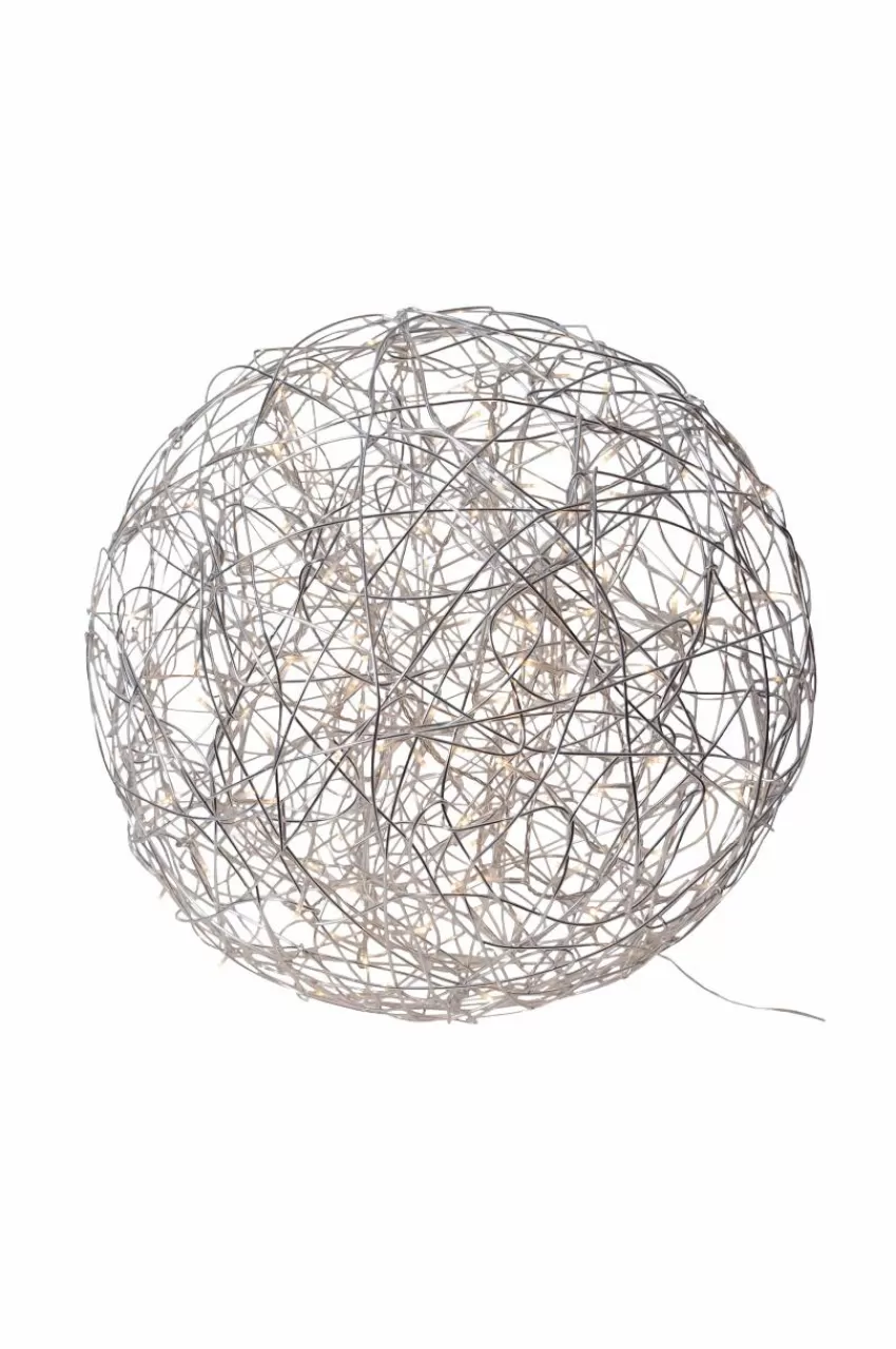Utebelysning | Utebelysning*Jotex Dekoration Med Ljusslinga Alu.wire TRASSEL 50cm Silver