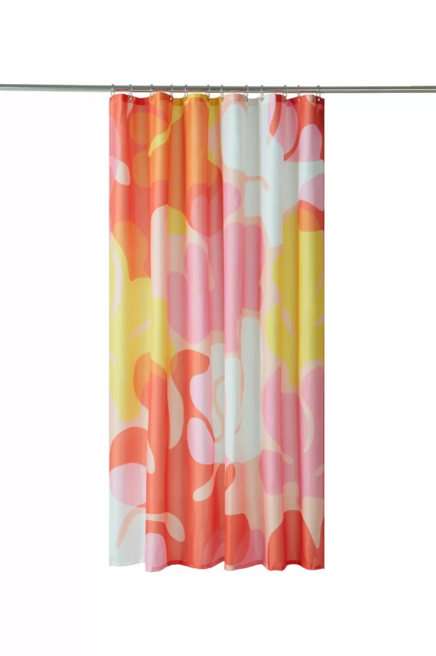Duschdraperier*Jotex DELORES Duschdraperi Rosa/multi