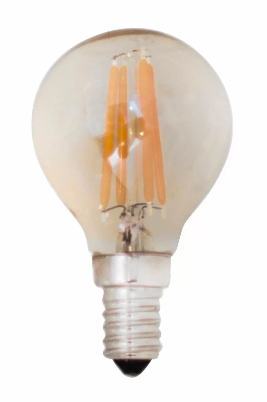 Ljuskällor*Jotex Filament Dekorationslampa LED Dimbar Klot E14 4W ø 45 Mm Amber
