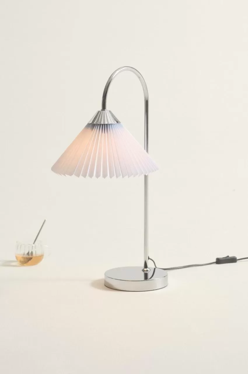 Bordslampor*Jotex FLORENCE Bordslampa Krom/ljusblå
