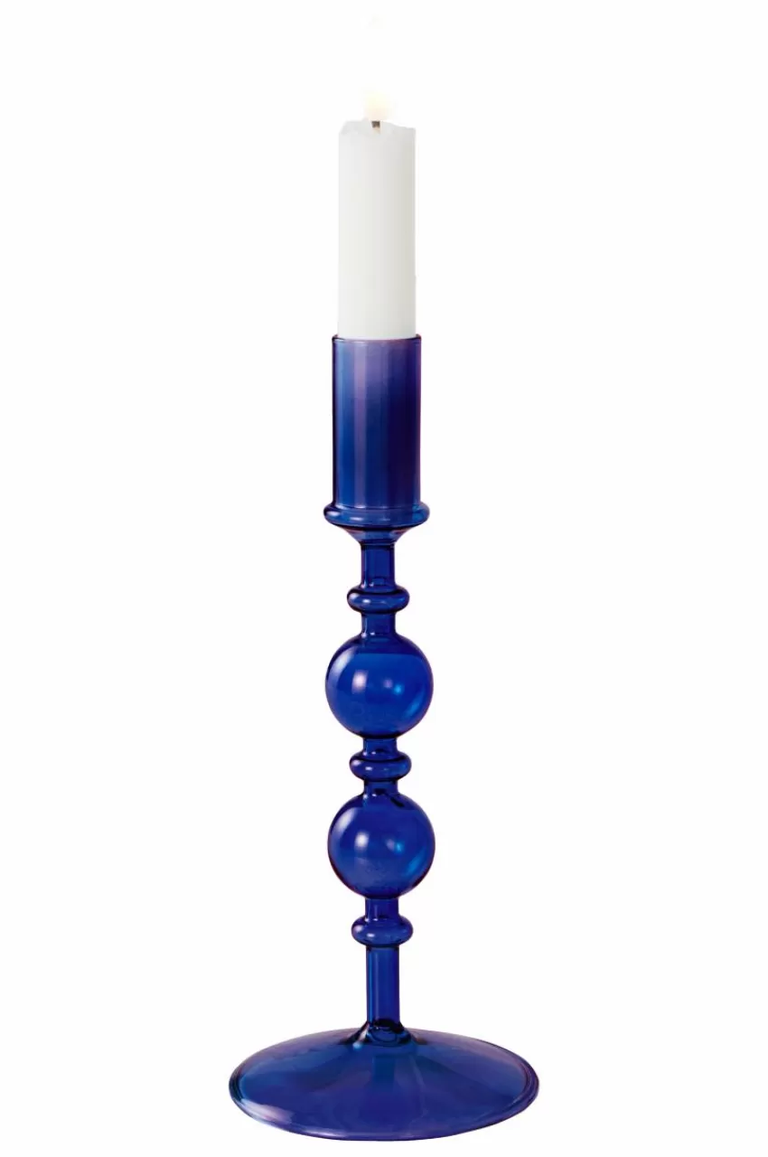 Ljusstakar*Jotex FLORENCE Ljusstake Blå