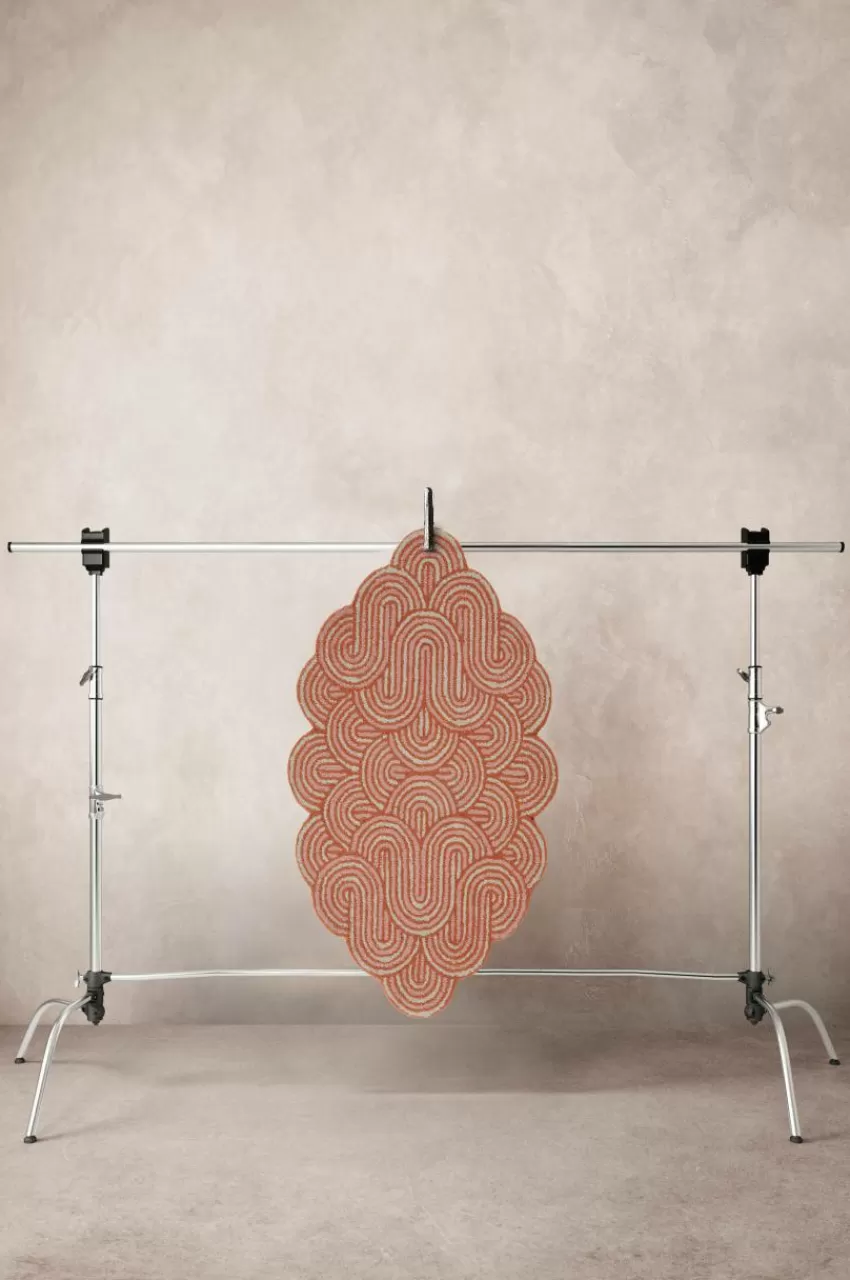 Lugg- & Ryamattor*Jotex HILAANA Luggmatta 85x120 Cm Röd/brun