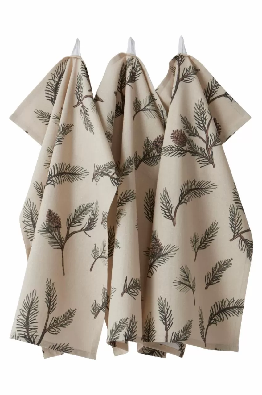 Kökshanddukar | Juldukning*Jotex HOLLY Kökshandduk 3-pack Beige