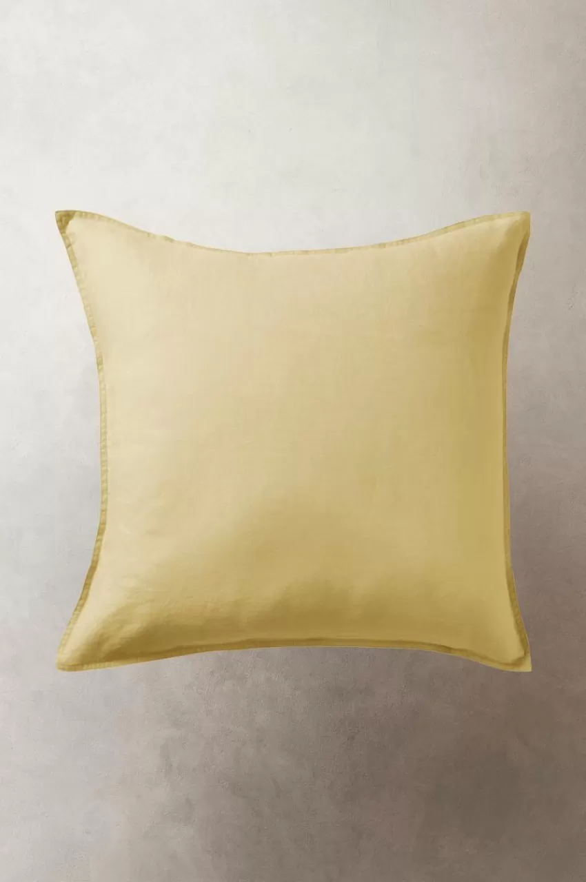 Prydnadskuddar & Fodral*Jotex JONIE Kuddfodral I Linne 50x50 Cm Gul