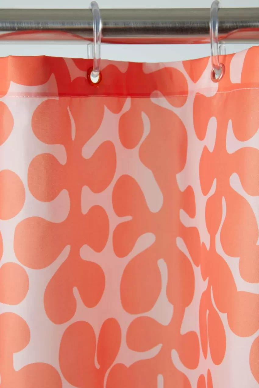 Duschdraperier*Jotex KNOTA Duschdraperi Orange/persika
