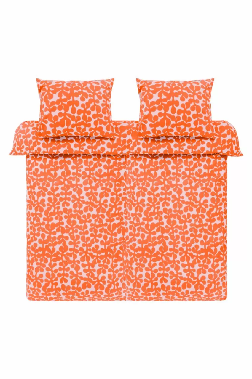 Påslakanset*Jotex KNOTA Påslakanset Dubbelsäng Ekologisk Persika/orange