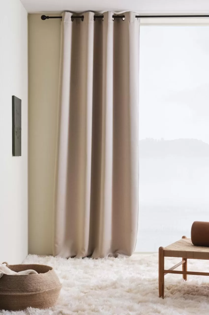 Mörkläggningsgardiner | Öljettgardiner*Jotex KYLIE Mörkläggningsgardin Med öljetter - 1 Längd Beige