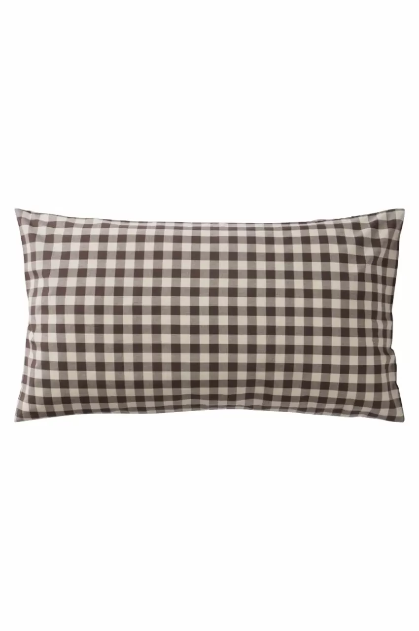 Örngott*Jotex LAUREN örngott 90x50 Cm Ekologisk Brun/beige