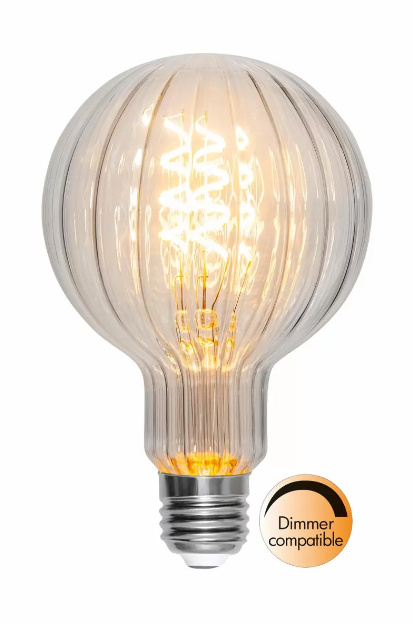Ljuskällor*Jotex LED E27 G95 Linje Klar Glas