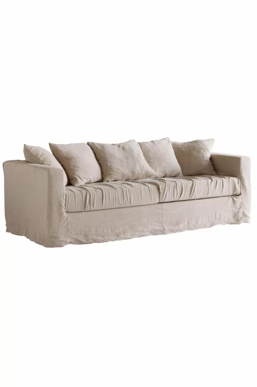 Soffor*Jotex MARSEILLE Soffa 3-sits Linnebeige