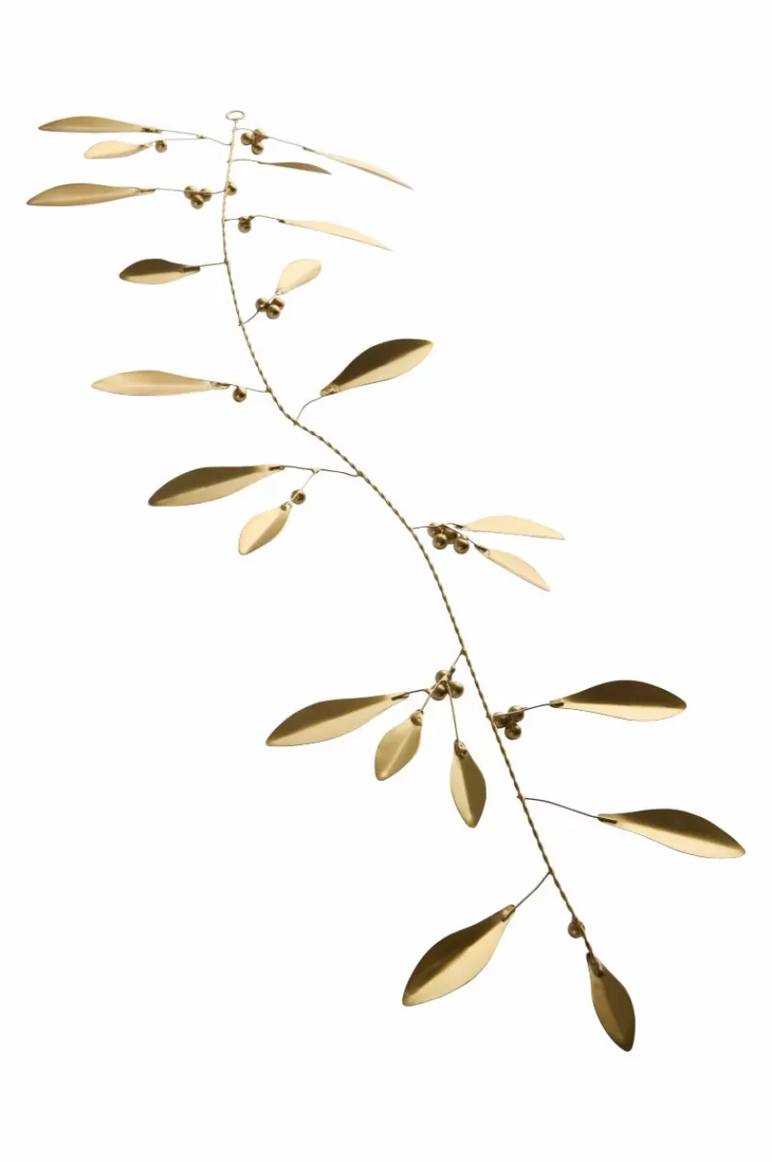Juldekoration*Jotex MISTEL Girlang 51,5 Cm Mässing