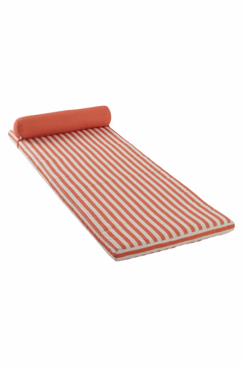 Stolsdynor & Sittkuddar | Utemöbler*Jotex NERJA Madrass Solsäng Orange/vit randig