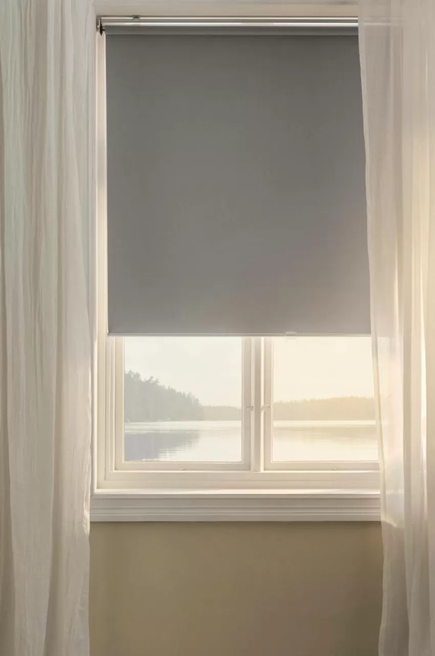 Rullgardiner | Mörkläggningsgardiner*Jotex NIKA Mörkläggande Rullgardin - Höjd 210 Cm Grå
