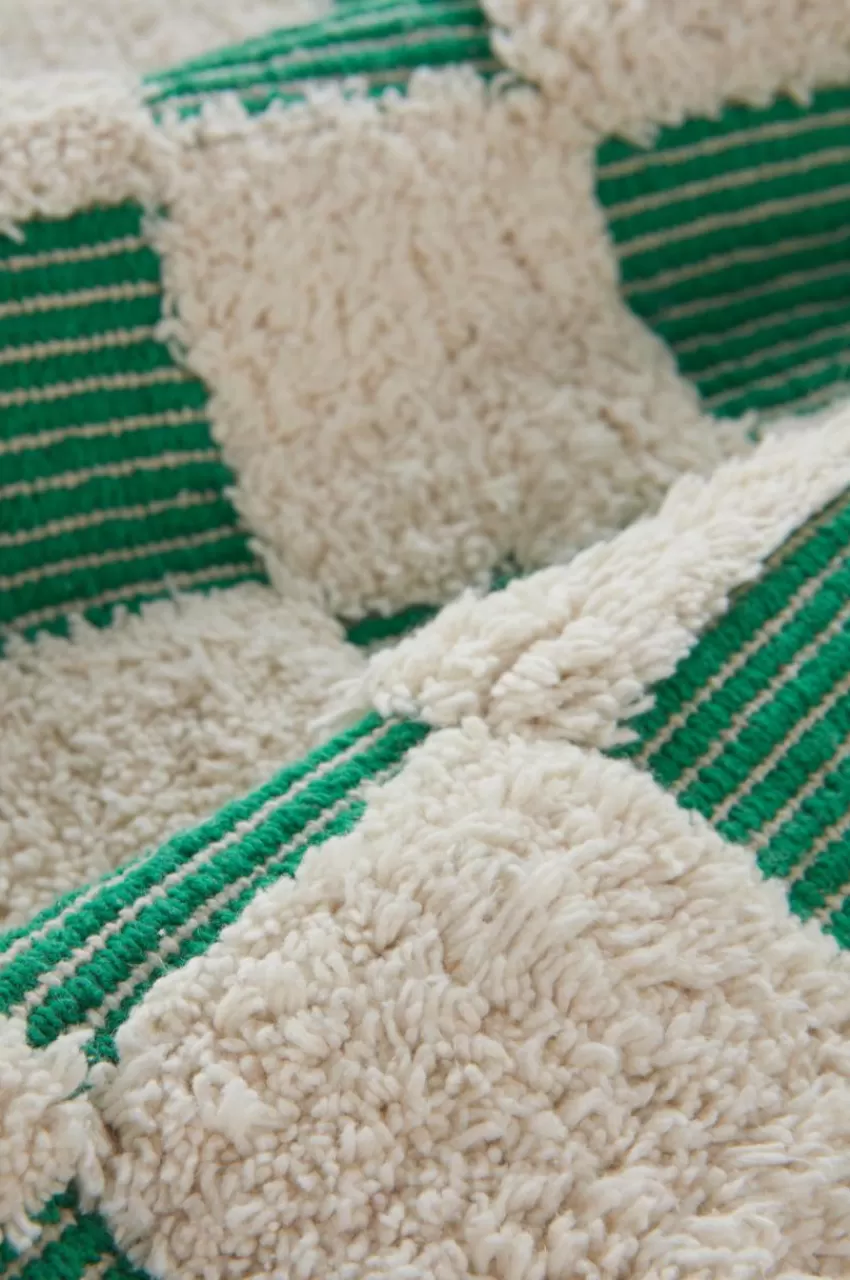 Bomulls- & Trasmattor*Jotex PENTON Bomullsmatta 170x240 Cm Grön/naturvit