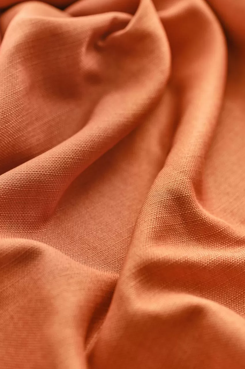 Mörkläggningsgardiner*Jotex SHADOW Mörkläggningsgardin Med öljett 1 Längd Bränd orange