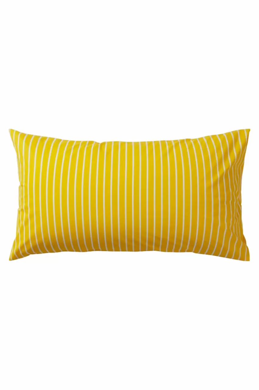 Örngott*Jotex SIMA örngott 90x50 Cm Ekologisk Gul/vit
