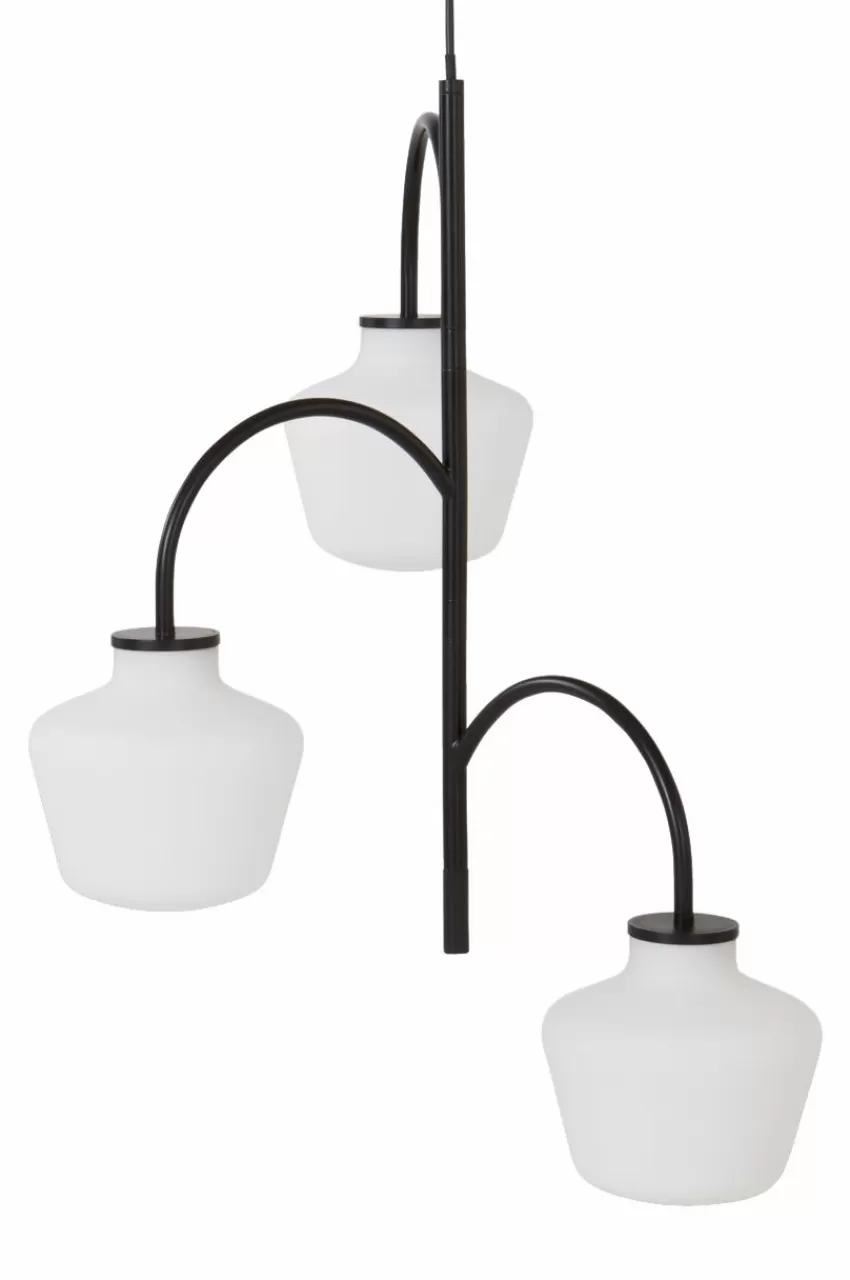Taklampor*Jotex TROPEA Taklampa Matt svart/vit