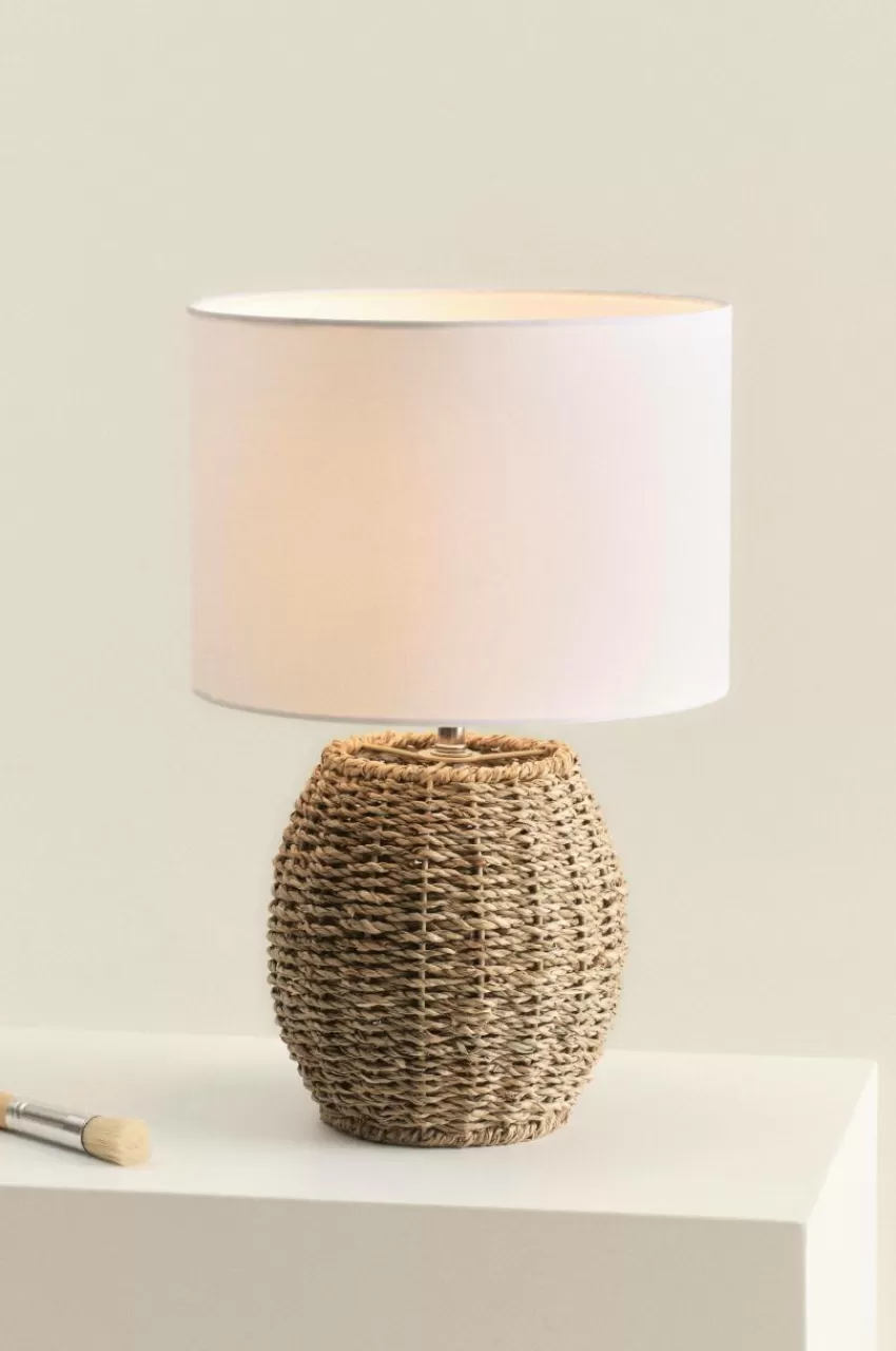 Bordslampor*Jotex TROUVILLE Bordslampa Natur/vit
