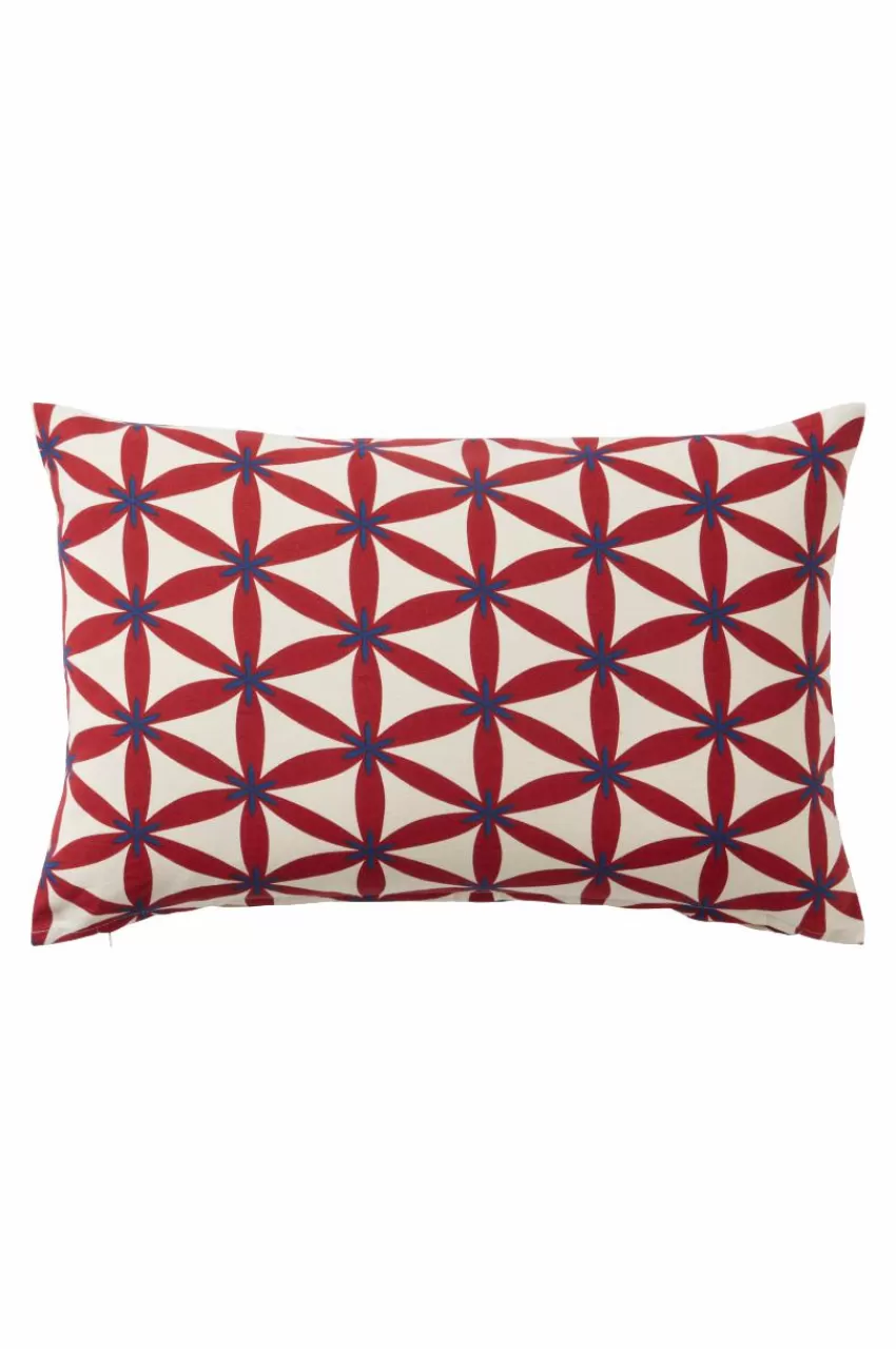 Prydnadskuddar & Fodral | Julkuddar & Julplädar*Jotex VALERIA Kuddfodral 60x40 Cm Röd/beige