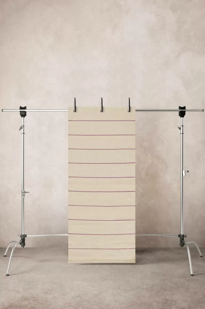 Bomulls- & Trasmattor*Jotex VENNY Bomullsmatta Naturvit/lila