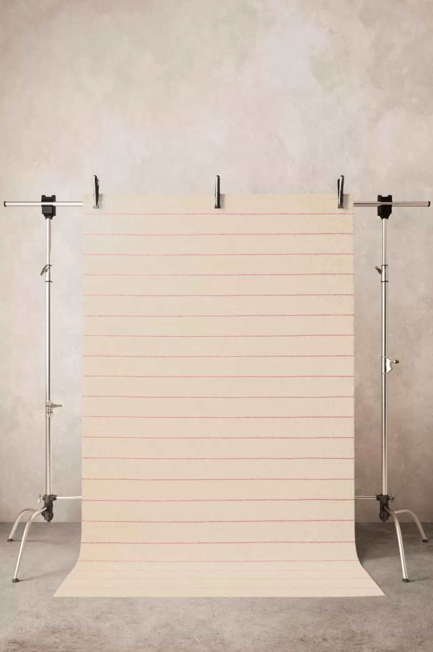 Bomulls- & Trasmattor*Jotex VENNY Bomullsmatta Naturvit/lila