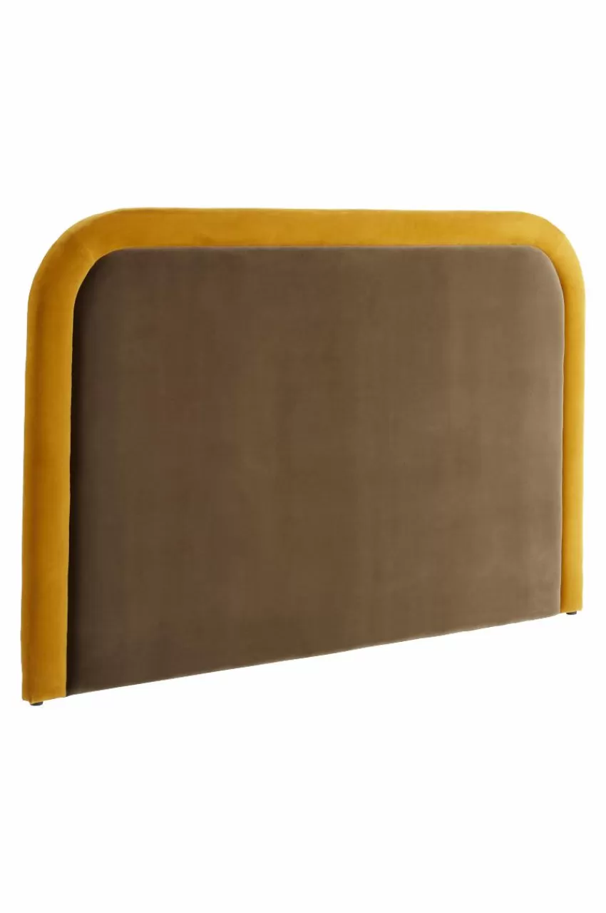 Sänggavlar*Jotex VÅGHOLMEN Sänggavel 160 Cm Grön/gul