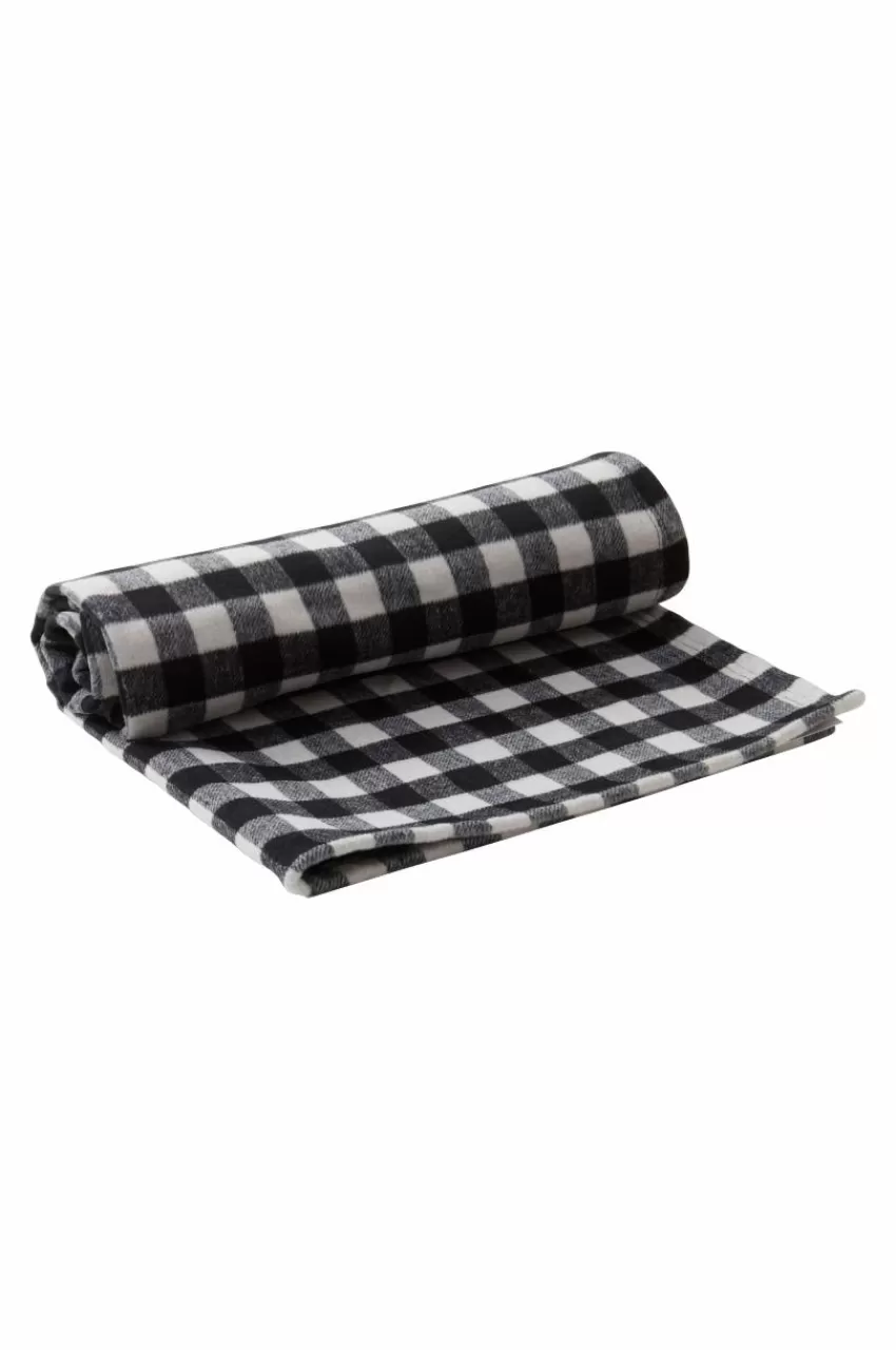Djurtillbehör*Jotex VIDA Hundpläd/kattpläd Svart/vit