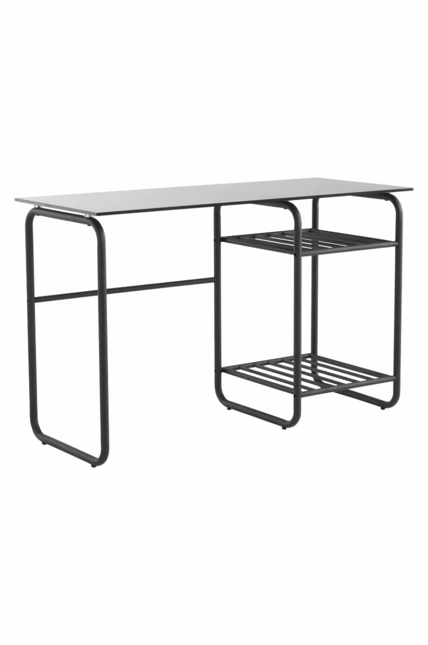 Skrivbord | Bord*Jotex WALLE Skrivbord 50x120 Cm Svart/grått glas