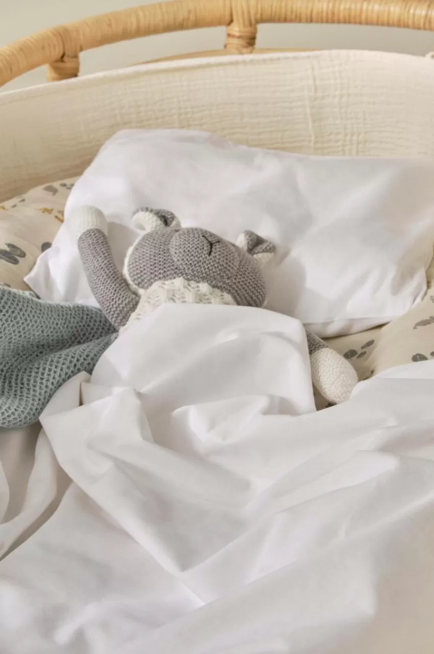 Barnsängkläder*Jotex ZACK BABY Påslakanset Vagn/vagga - Ekologisk Vit