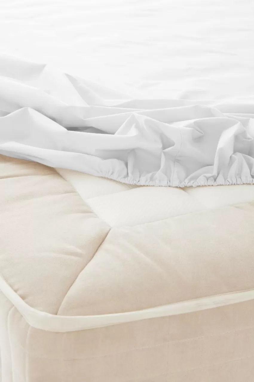 Dra-På-Lakan*Jotex ZACK PERCALE Dra-på-lakan, Hög Madrass - Ekologisk Vit